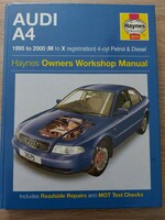 Haynes: Audi A4 Manual - angol nyelvű szerelési kézikönyv - 548