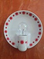 Wall lamp, porcelain - with 