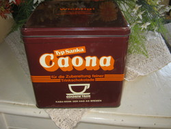 TYP SANKA CAONA  - csokoládés nagy doboz pléh doboz