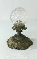 Ceiling lamp carved shade