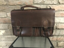 Leather men's bag