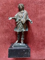 Mythological polyresin statue on a marble base