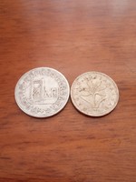 50  Fillér 1967 / 2 forint 1994