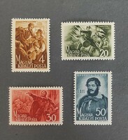 1944. Lajos Kossuth ** postal clean line (enhye break)