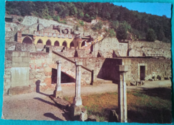 Visegrád, the palace of King Matthias, postmarked postcard, 1980