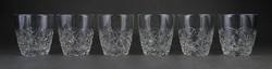 1N161 Csiszolt üveg kristály Whiskey pohár készlet 6 darab