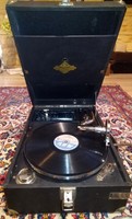 Starting from HUF 1! Antique, 100-year-old Gyula gramophone from Mogyoróssy! It is in working, original condition!