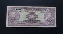 Venezuela 10 Bolivares 1995, F
