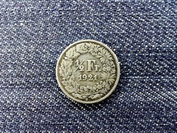 Switzerland .835 Silver 1/2 franc 1921 b (id13950)