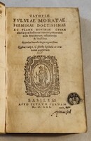 Olympia fulvia moratae: orationes, dialogi, epistolae, carmina...(Collected work. Basel, 1570)