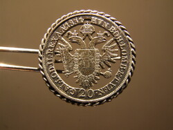 Francis I silver 20 pennies 1831 a - badge (060424)