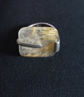 Ezüst gyűrű/ rutilkvarc