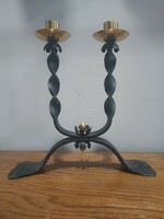Metal art-deco candle holder wrought iron negotiable