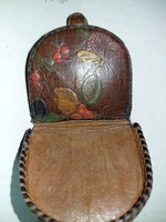 Antique leather toy wallet, horseshoe wallet (even with free shipping!)