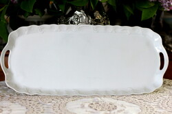 Victoria Czech fine porcelain tray, cake tray, flawless, elegant