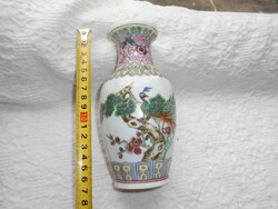 Kínai kézzel festett porcelán  váza
