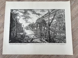 GB Piranesi architetto veduta del portodi ripa grande print etching