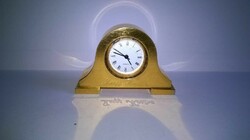 Copper miniature ornament 10. - Fireplace clock, battery operated