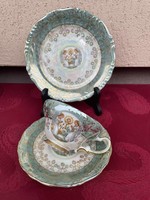 German porcelain trio with an angel pattern