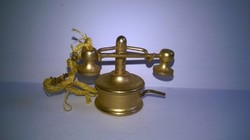 Copper miniature ornament 09. - Telephone