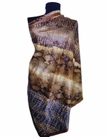 Vintage women's shawl 75x198 cm. (4087)