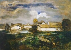 Iványi-Grünwald Béla (1867-1940) Tanya c.festménye eladó