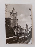 Old postcard photo postcard Balatonszemes owl castle