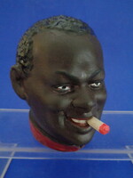 Bernard bloch negro head ceramic