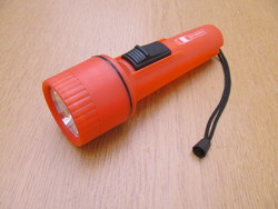 Flashlight (like new) + batteries