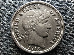 Usa barber dime .900 Silver 1 dime 1913 (id48084)