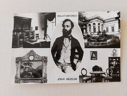 Régi képeslap fotó levelezőlap Balatonfüred Jókai Múzeum