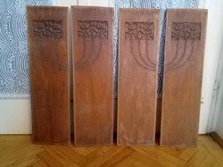 Carved wooden furniture inserts