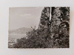 Old postcard Badacsony skyline