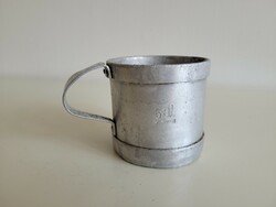 Old vintage authenticated aluminum cup 1950