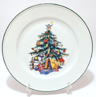 MA MINDENT ELADOK! :)  Vintage - karácsonyi dekoros porcelán tányér