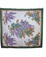 Vintage women's shawl 88x88 cm. (4221)