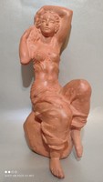 Tóth Vali terracotta ceramic statue