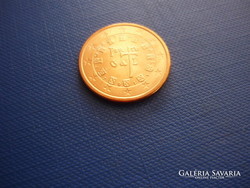 Portugal 5 euro cents 2011 unc! Rare!