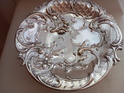 Beautiful!!! Neo-Rococo silver pedestal bowl (Vienna 1890) for investment!