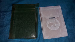 Very nice soft split leather cigarette holder with doggy unused box as shown in the pictures
