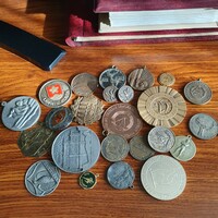 Miscellaneous coins, prizes, etc.