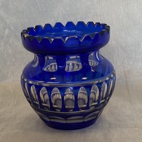 Antique polished glass vase