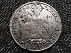 Maria Theresa (1740-1780) silver 15 pennies 1744 kb (id33271)