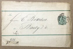 Deutsches Reich  Streifband. Díjjegyes címszalag.