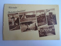 D196149  Balatonalmádi   régi képeslap -  1954