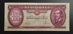 100 forint 1968 , B 728 001187