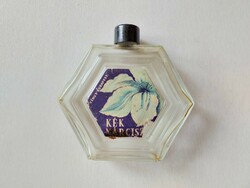 Old perfume bottle venus budapest blue narcissus label cologne bottle