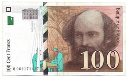 100 French francs 1998 France 1.