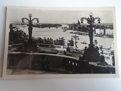 D196174  Budapest - Dunai látkép a Margitszigettel 1942k 1949p fotólap - Radványi,  Ózd