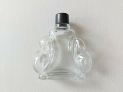 Old perfume glass retro cologne bottle